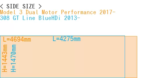 #Model 3 Dual Motor Performance 2017- + 308 GT Line BlueHDi 2013-